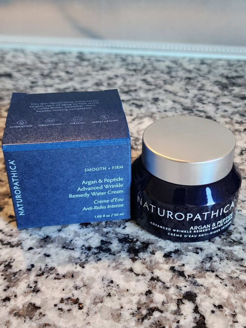 Naturopathica Argan & Peptide Wrinkle Remedy Water Cream 1.69 oz NEW